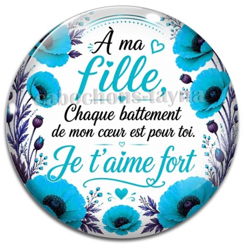 Cabochon une filleule formidable – résine ou verre – différentes tailles disponibles