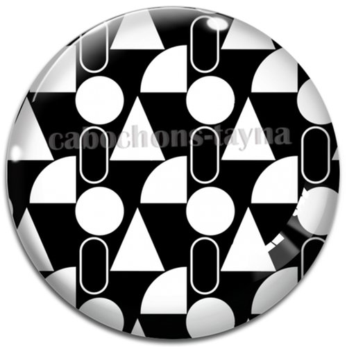 Cabochon géométrique, cabochon résine ou verre rond différente taille