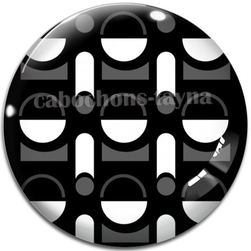 Cabochon géométrique, cabochon résine ou verre rond différente taille