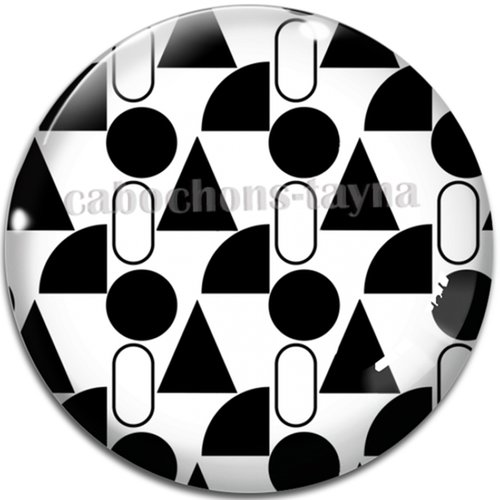 Cabochon géométrique, cabochon résine ou verre rond différente taille