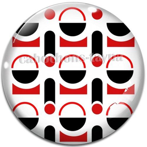 Cabochon géométrique, cabochon résine ou verre rond différente taille