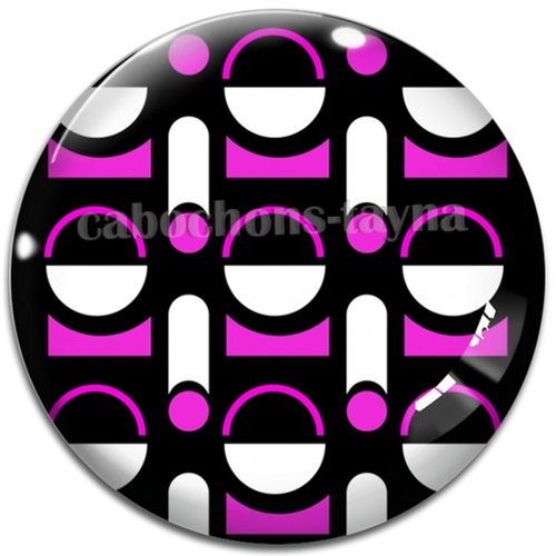 Cabochon géométrique, cabochon résine ou verre rond différente taille