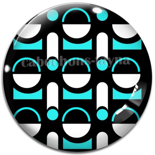Cabochon géométrique, cabochon résine ou verre rond différente taille