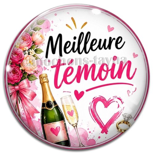 Cabochon meilleure témoin, résine ou verre rond différente taille