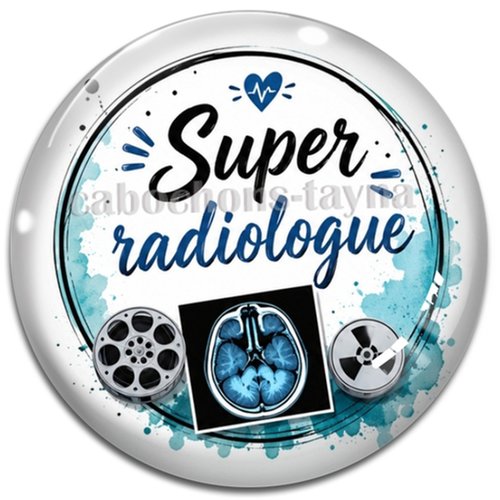Cabochon super radiologue, résine ou verre rond différente taille