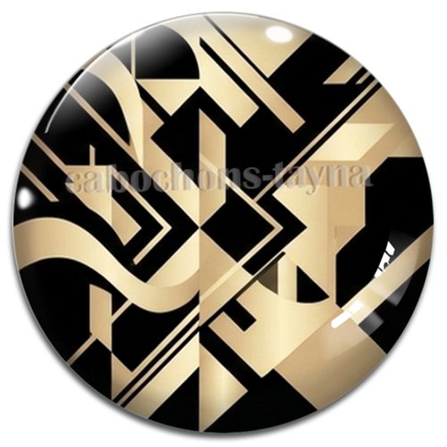 Cabochon géométrique, résine ou verre rond différente taille