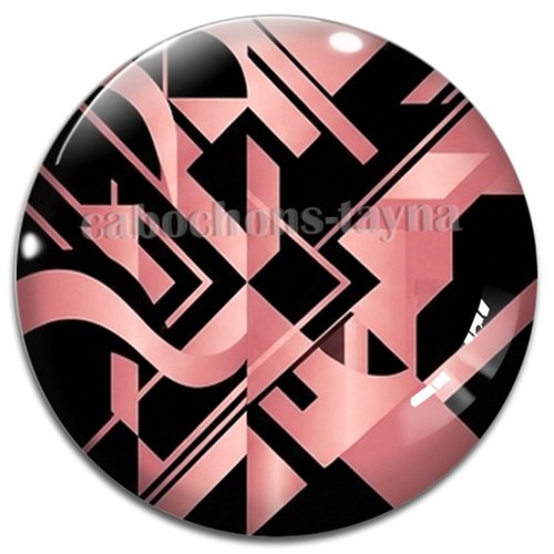 Cabochon géométrique, résine ou verre rond différente taille