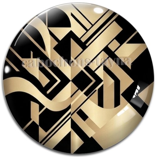 Cabochon géométrique, résine ou verre rond différente taille