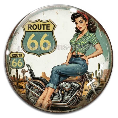 Cabochon pin up, résine ou verre rond différente taille