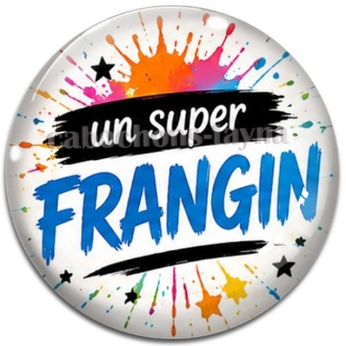 Cabochon un super frangin, résine ou verre rond différente taille