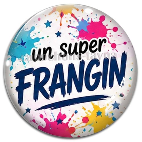 Cabochon un super frangin, résine ou verre rond différente taille