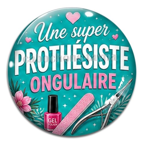 Cabochon une super prothésiste ongulaire, résine ou verre rond différente taille