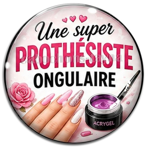 Cabochon une super prothésiste ongulaire, résine ou verre rond différente taille