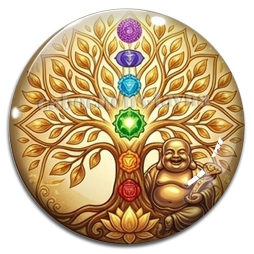 Cabochon arbre de vie, cabochon résine ou verre rond différente taille