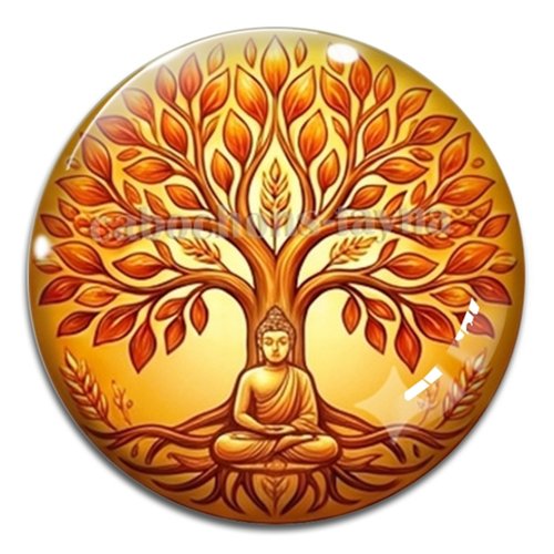 Cabochon arbre de vie, cabochon résine ou verre rond différente taille