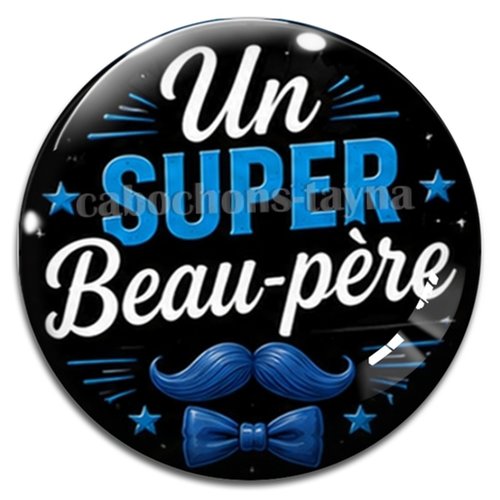 Cabochon un super beau père, cabochon résine ou verre rond différente taille
