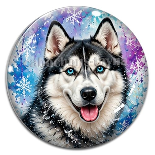 Cabochon loup, cabochon résine - ou verre rond différente taille
