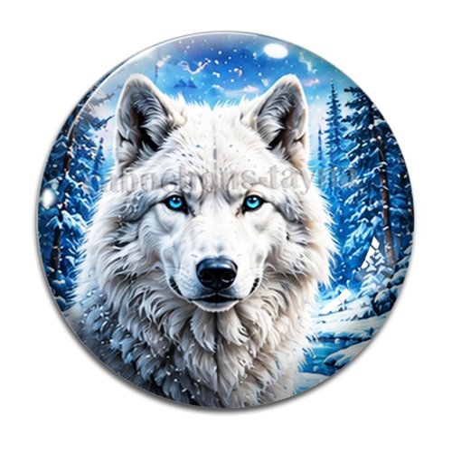 Cabochon loup, cabochon résine - ou verre rond différente taille