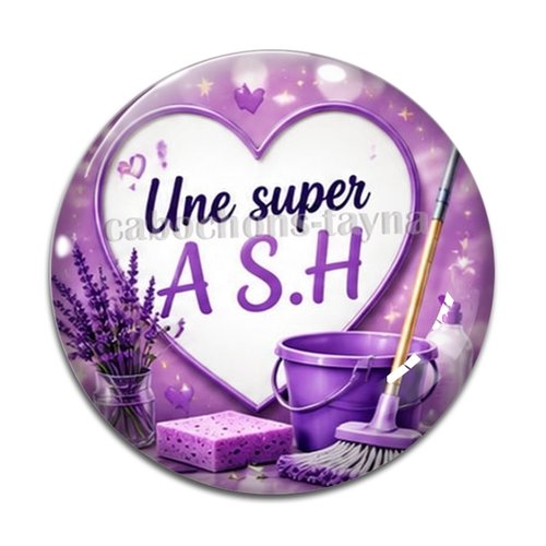Cabochon une super ash, cabochon résine, verre rond différente taille