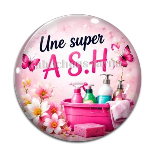 Cabochon une super ash, cabochon résine, verre rond différente taille