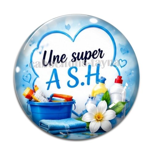 Cabochon une super ash, cabochon résine, verre rond différente taille