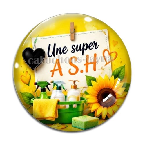 Cabochon une super ash, cabochon résine, verre rond différente taille