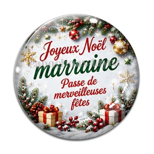 Cabochon joyeux noël passe de merveilleuses fêtes, résine ou verre rond différente taille