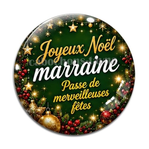 Cabochon joyeux noël passe de merveilleuses fêtes, résine ou verre rond différente taille