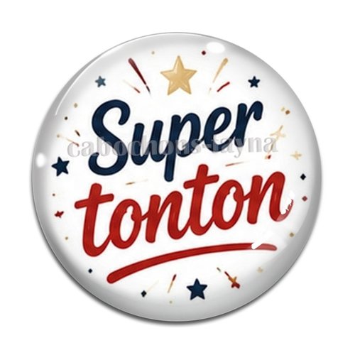 Cabochon super tonton, résine ou verre rond différente taille