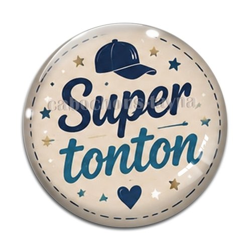 Cabochon super tonton, résine ou verre rond différente taille