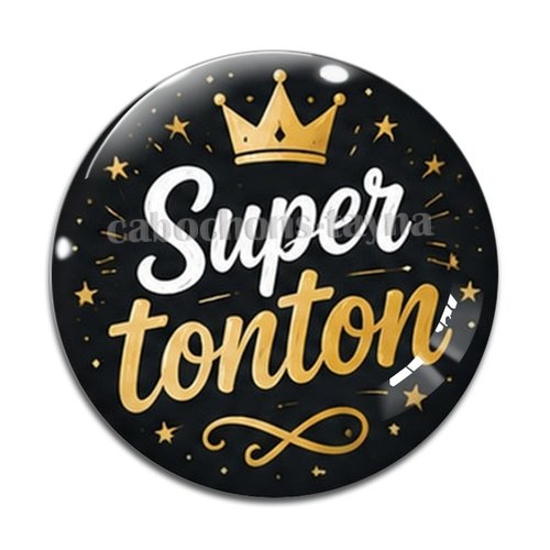 Cabochon super tonton, résine ou verre rond différente taille