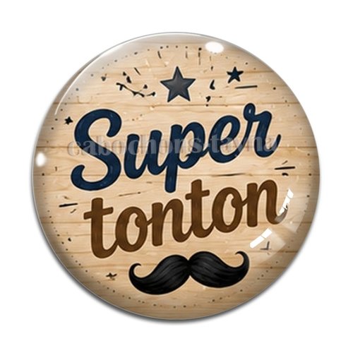 Cabochon super tonton, résine ou verre rond différente taille