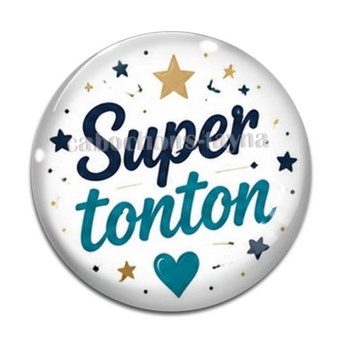 Cabochon super tonton, résine ou verre rond différente taille