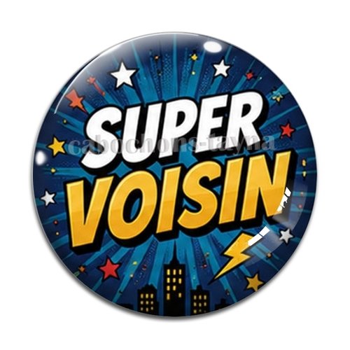 Cabochon super voisin, résine ou verre rond différente taille