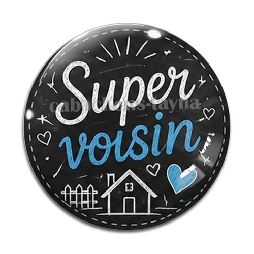 Cabochon super voisin, résine ou verre rond différente taille