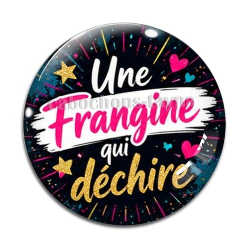 Cabochon une frangine qui déchire, cabochon résine, verre rond différente taille