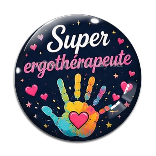 Cabochon super ergothérapeute, résine ou verre différente taille