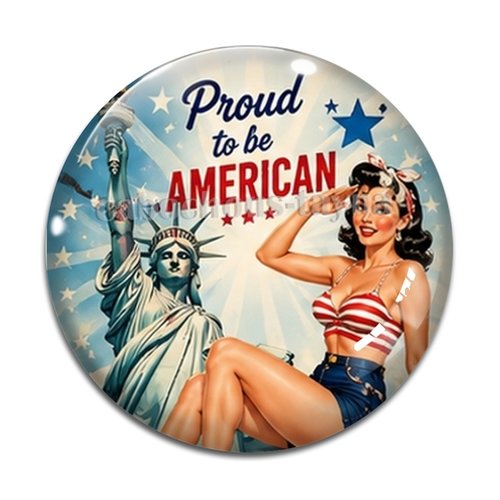 Cabochon pin up, résine ou verre rond différente taille
