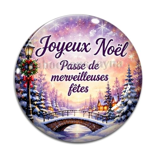 Cabochon joyeux noel , résine ou en verre différente taille
