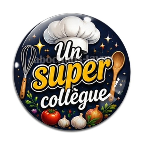 Cabochon super collègue, cabochon résine, verre rond différente taille