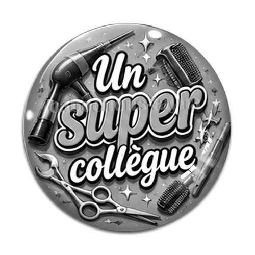 Cabochon super collègue, cabochon résine, verre rond différente taille