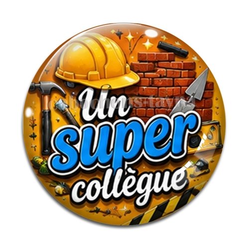 Cabochon super collègue, cabochon résine, verre rond différente taille