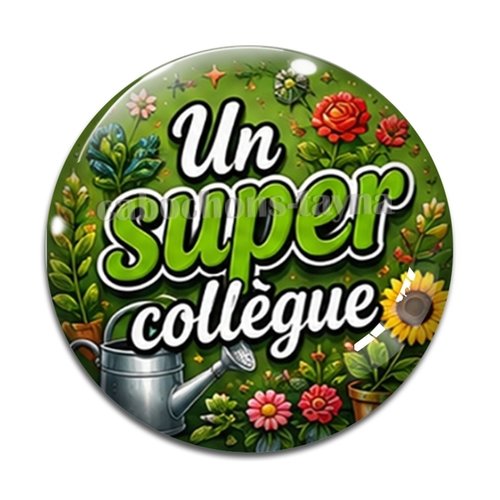 Cabochon super collègue, cabochon résine, verre rond différente taille