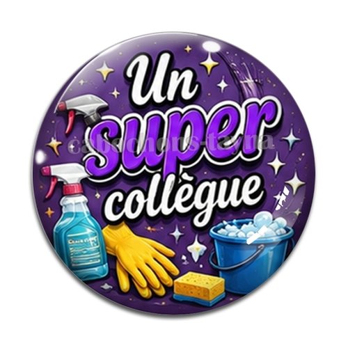 Cabochon super collègue, cabochon résine, verre rond différente taille