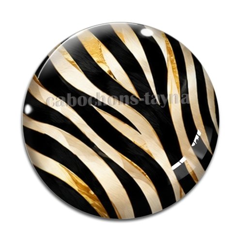 Cabochon fond peau animal– résine ou verre – différentes tailles disponibles
