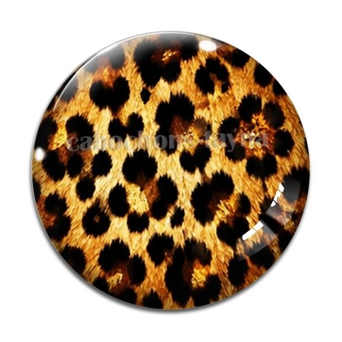 Cabochon fond peau animal– résine ou verre – différentes tailles disponibles