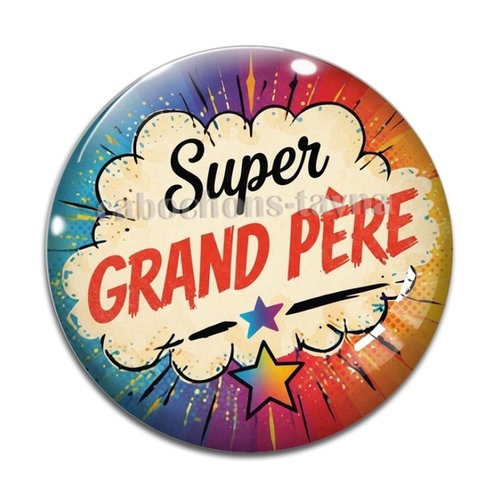 Cabochon super grand père, cabochon résine ou verre rond différente taille