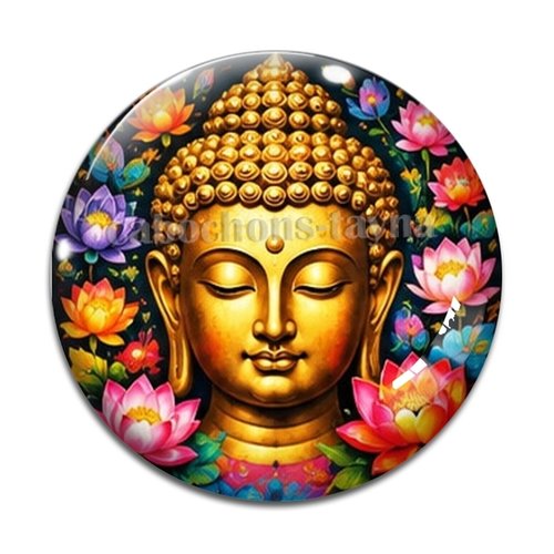 Cabochon méditation– résine ou verre – différentes tailles disponibles