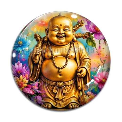 Cabochon bouddha– résine ou verre – différentes tailles disponibles