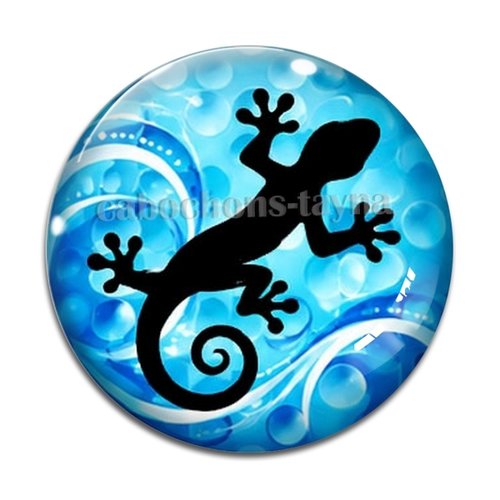 Cabochon salamandre, cabochon résine ou verre rond différente taille
